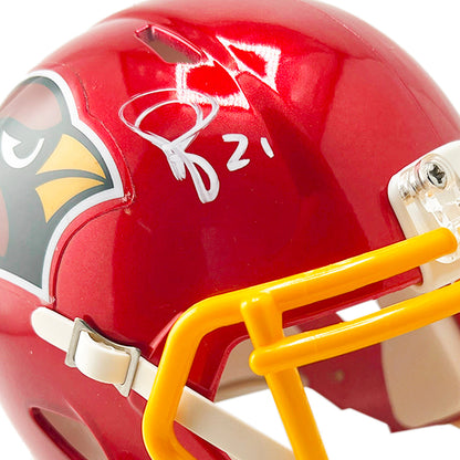 Patrick Peterson Signed Arizona Cardinals Flash Mini Football Helmet (JSA)