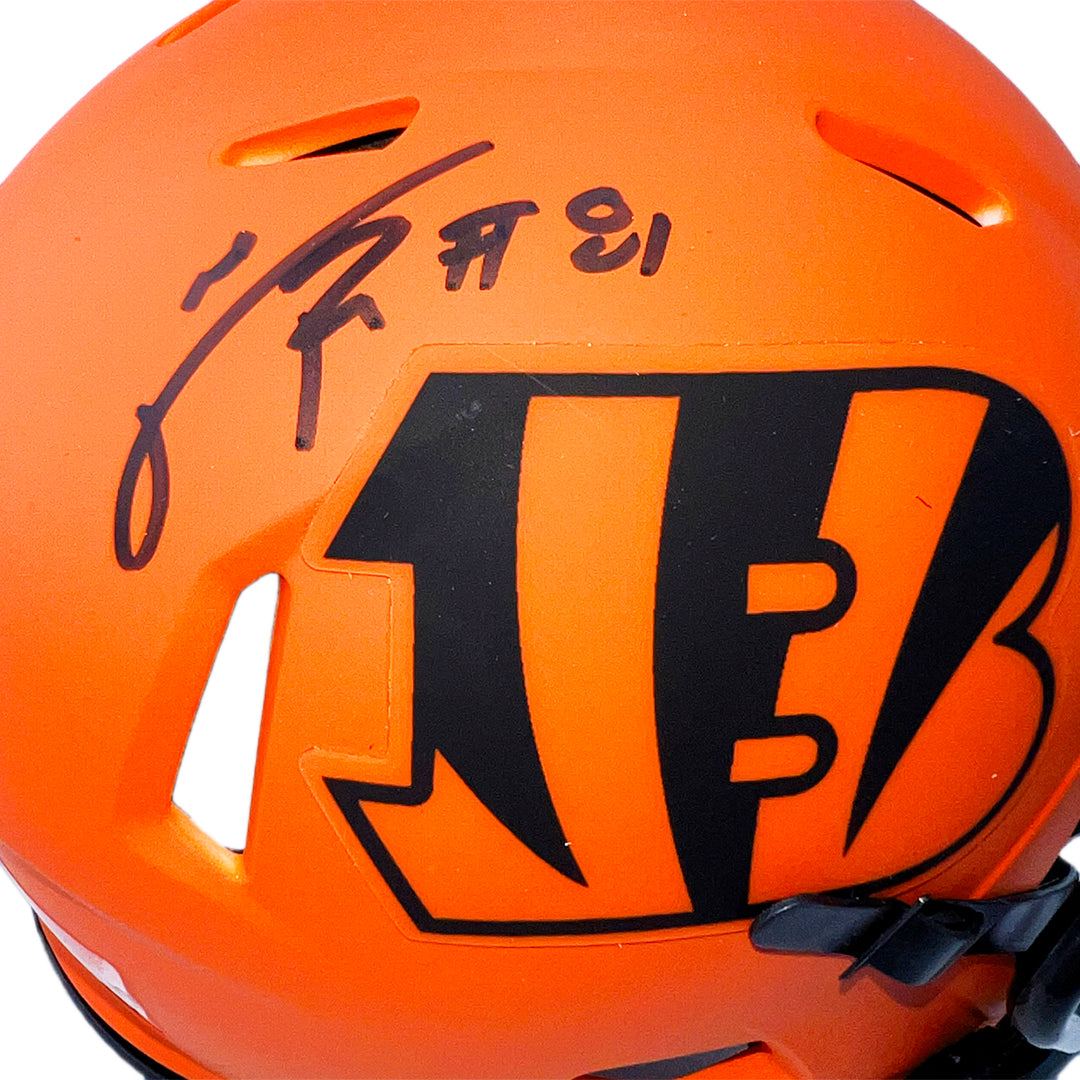 Carl Pickens Signed Cincinnati Bengals Rave Mini Football Helmet (JSA)