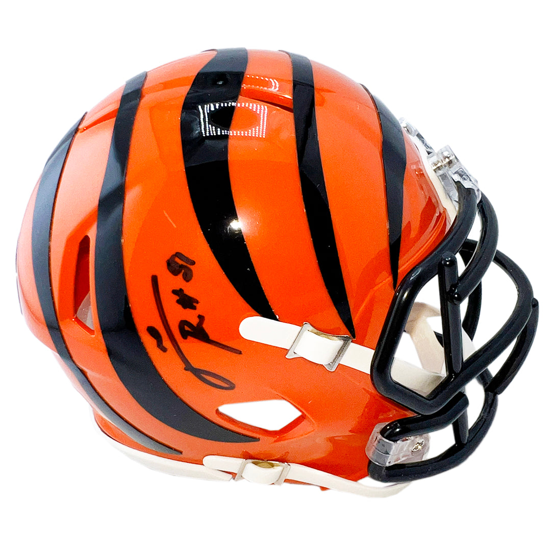 Carl Pickens Signed Cincinnati Bengals Speed Mini Football Helmet (JSA)