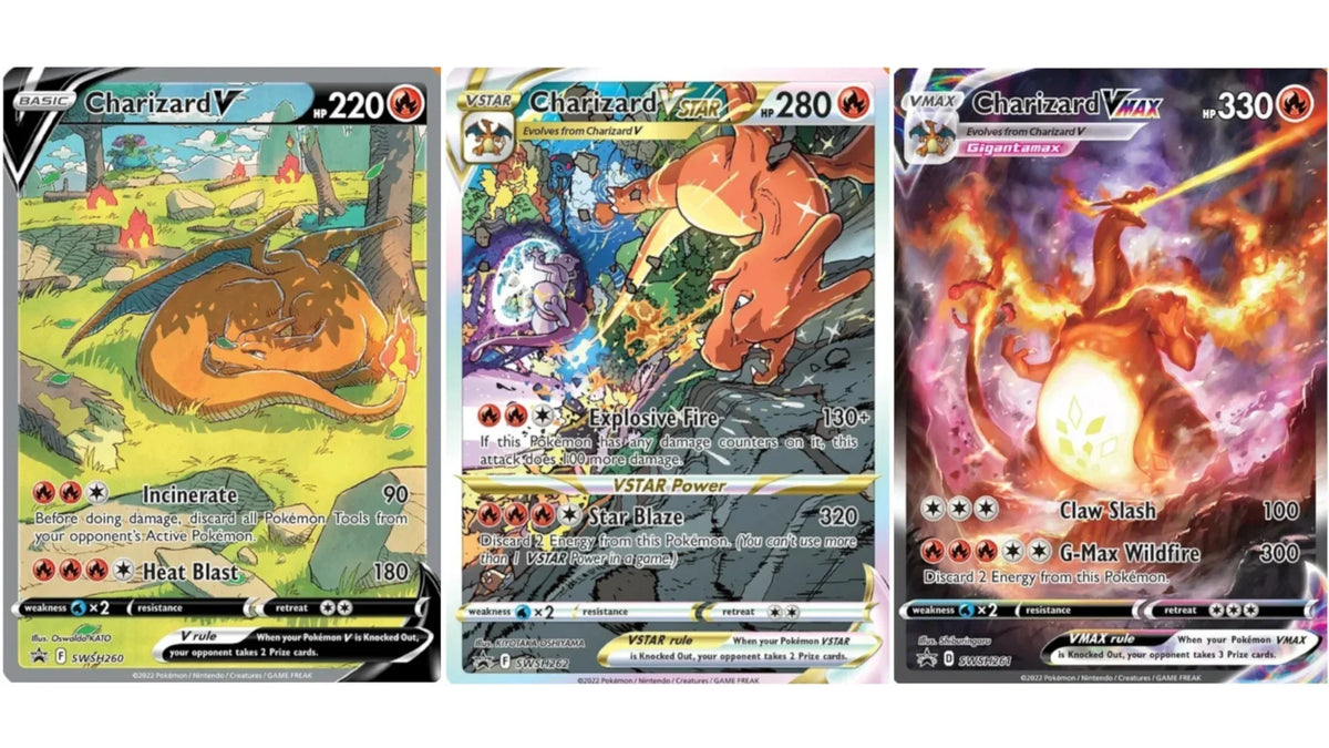 Ultra Premium Collection - Charizard - Sealed Pack of 3 Promo Cards - V, VMAX, VSTAR (SWSH260,261,262) [Sword & Shield Promo Cards]
