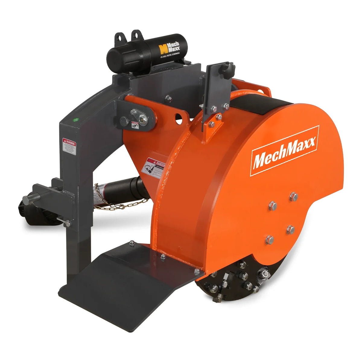 3-Point Hitch PTO Stump Grinder with 34 Carbide Teeth (PTO Shaft Included with Slip Clutch),  for 15-45HP Tractor; SG24.