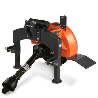 3-Point Hitch PTO Stump Grinder with 34 Carbide Teeth (PTO Shaft Included with Slip Clutch),  for 15-45HP Tractor,  SG24