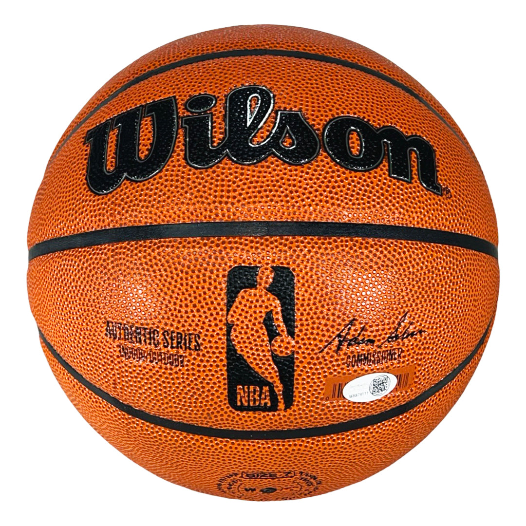Dennis Rodman Signed HOF 2011 Inscription NBA Wilson Authentic Series Basketball (JSA)