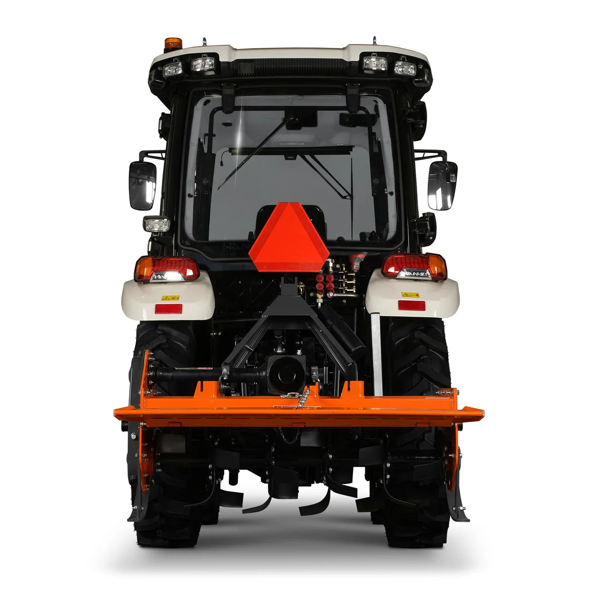 4FT 3-Point Gear Drive Rotary Tiller, 18-35HP Tractor, PTO Shaft Included (With Slip Clutch), Cat. 1 Hookup , RT400