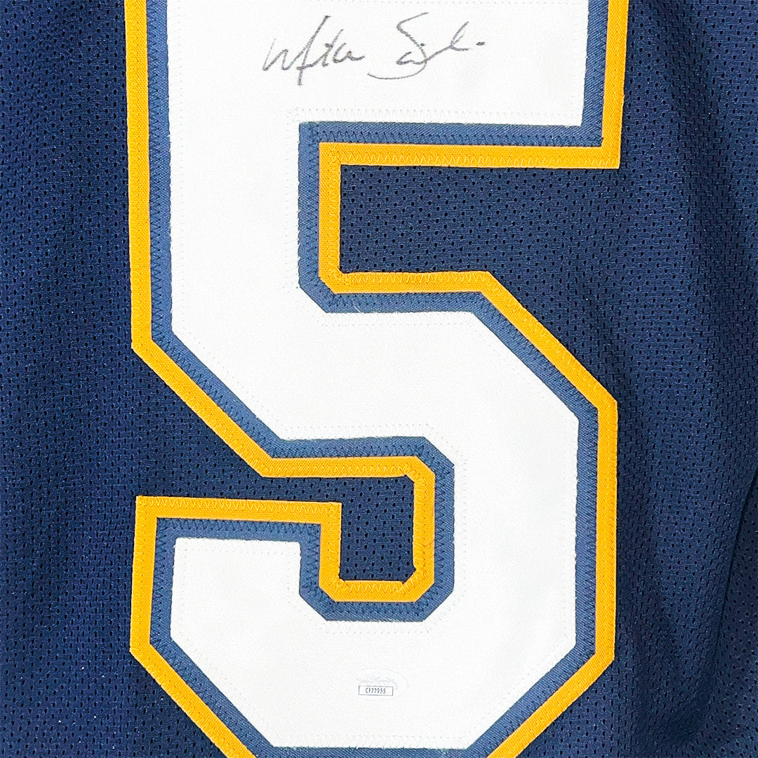 Mike Scifres Signed San Diego Navy Football Jersey (JSA)