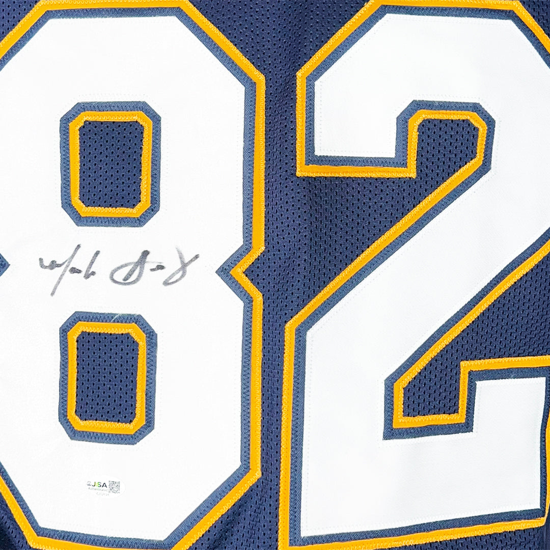 Mark Seay Signed San Diego Navy Football Jersey (JSA)