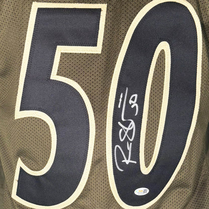 Ryan Shazier Signed Pittsburgh Salute to Service Football Jersey (JSA)