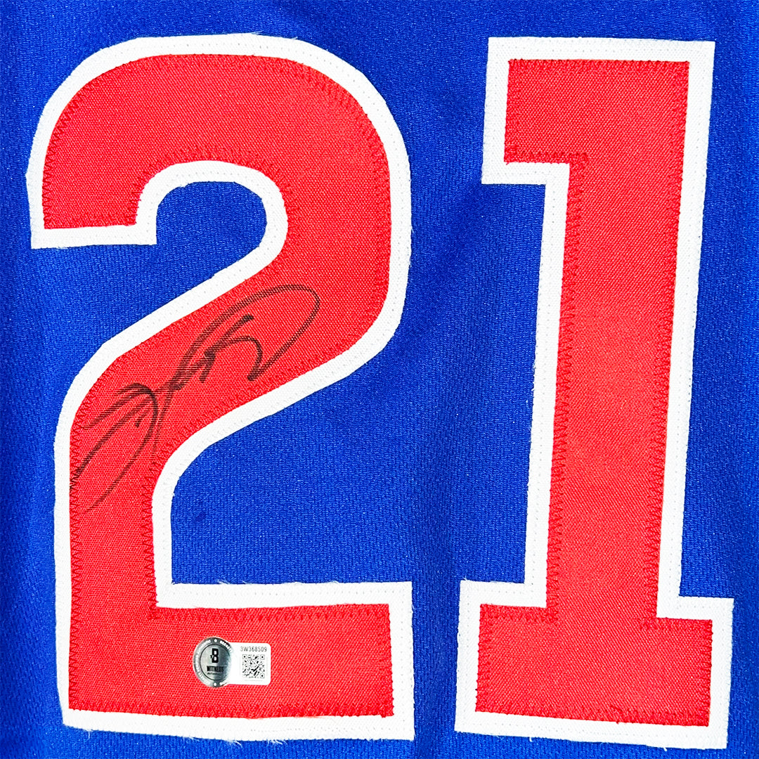 Sammy Sosa Signed Chicago Blue Signed on #2 Baseball Jersey (Beckett)