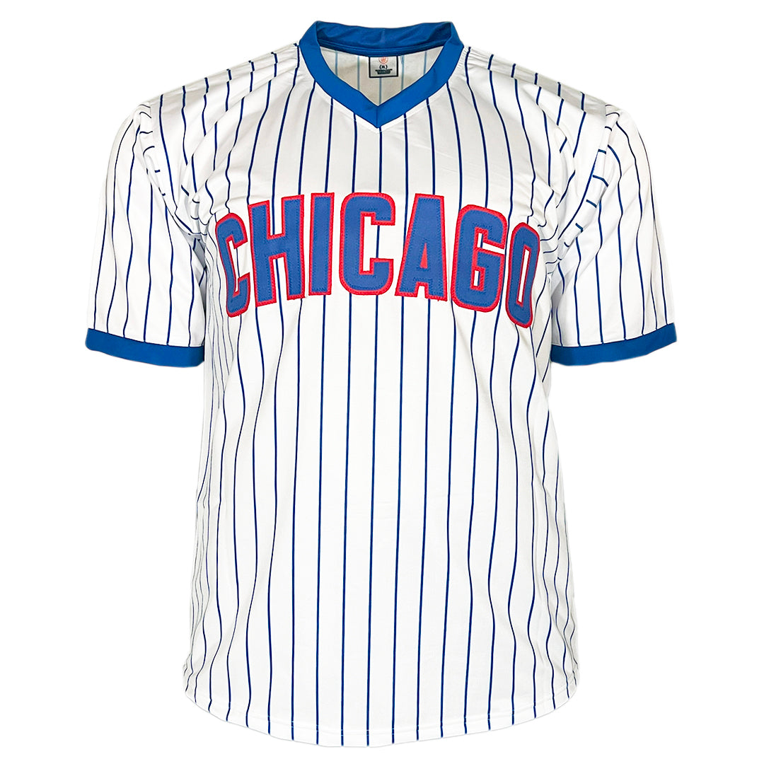 Sammy Sosa Signed Chicago Pinstripe Baseball Jersey (Beckett)