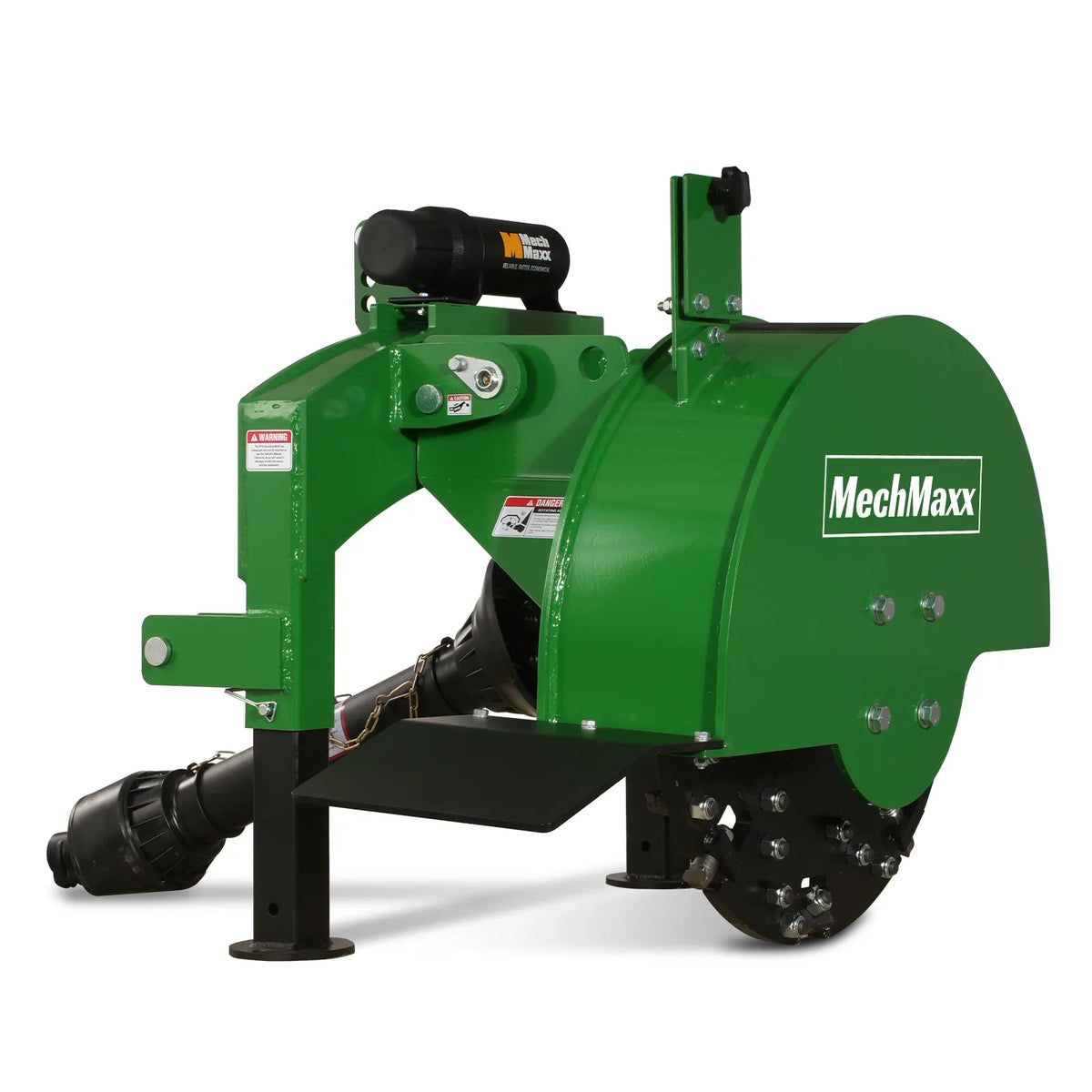 3-Point Hitch PTO Stump Grinder with 34 Carbide Teeth (PTO Shaft Included with Slip Clutch),  for 15-45HP Tractor,  SG24
