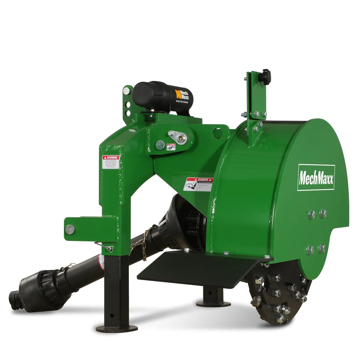3-Point Hitch PTO Stump Grinder with 34 Carbide Teeth (PTO Shaft Included with Slip Clutch),  for 15-45HP Tractor,  SG24