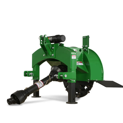 3-Point Hitch PTO Stump Grinder with 34 Carbide Teeth (PTO Shaft Included with Slip Clutch),  for 15-45HP Tractor,  SG24