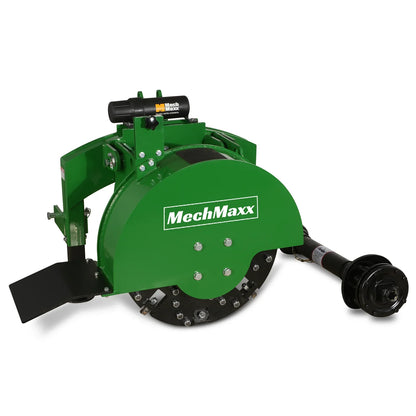 3-Point Hitch PTO Stump Grinder with 34 Carbide Teeth (PTO Shaft Included with Slip Clutch),  for 15-45HP Tractor,  SG24