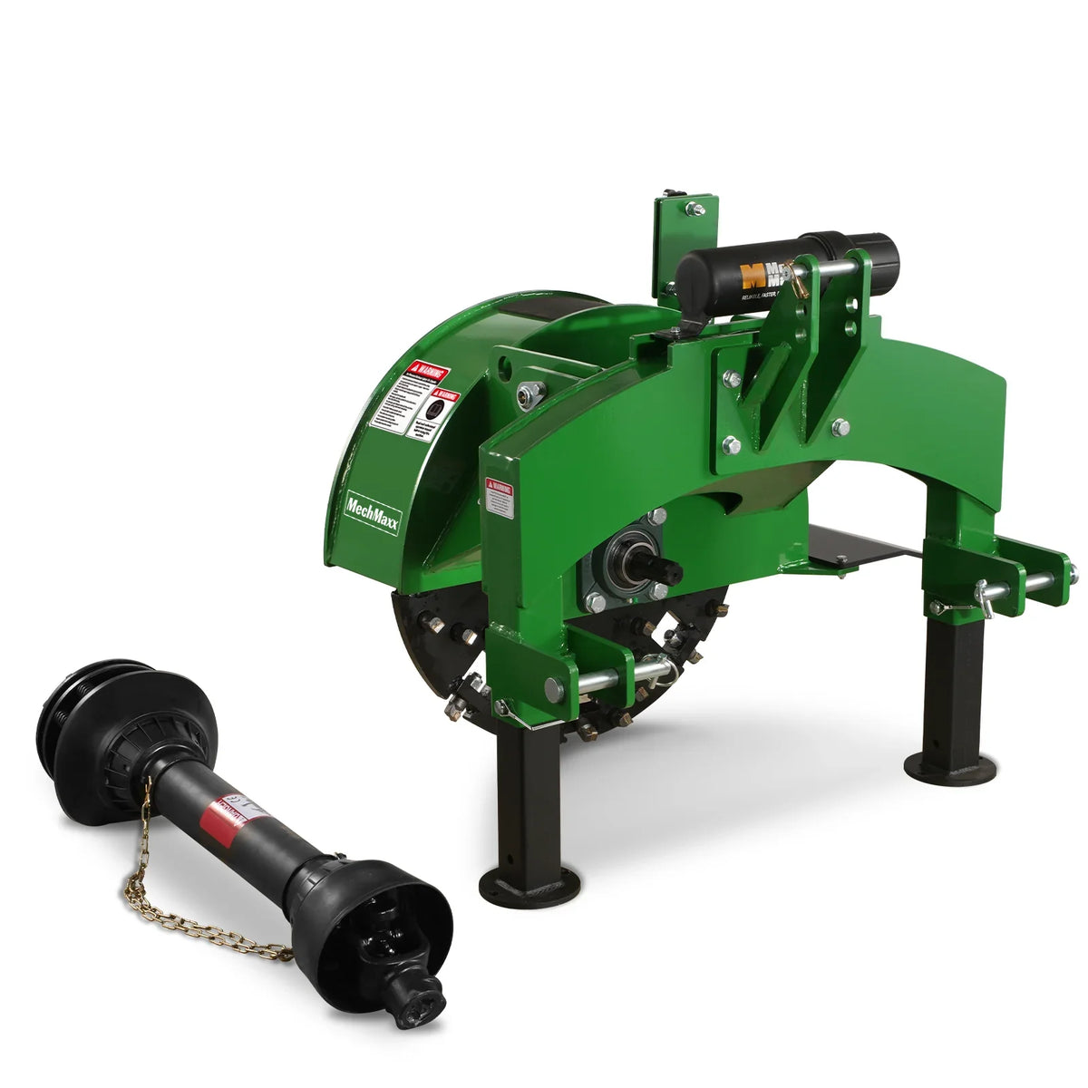 3-Point Hitch PTO Stump Grinder with 34 Carbide Teeth (PTO Shaft Included with Slip Clutch),  for 15-45HP Tractor; SG24.