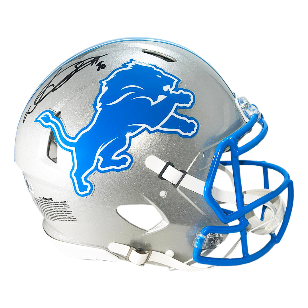 Ndamukong Suh Signed Detroit Lions Authentic 2024 Speed Full-Size Football Helmet (Beckett)