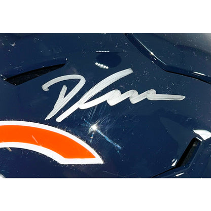 D'Andre Swift Signed Chicago Bears Midi SpeedFlex Football Helmet (JSA)