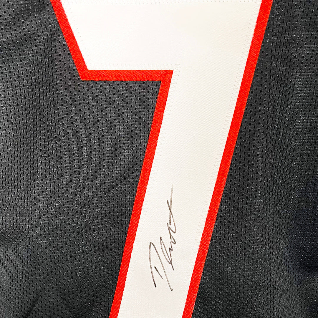 D'Andre Swift Signed Georgia College Black Football Jersey (Beckett)