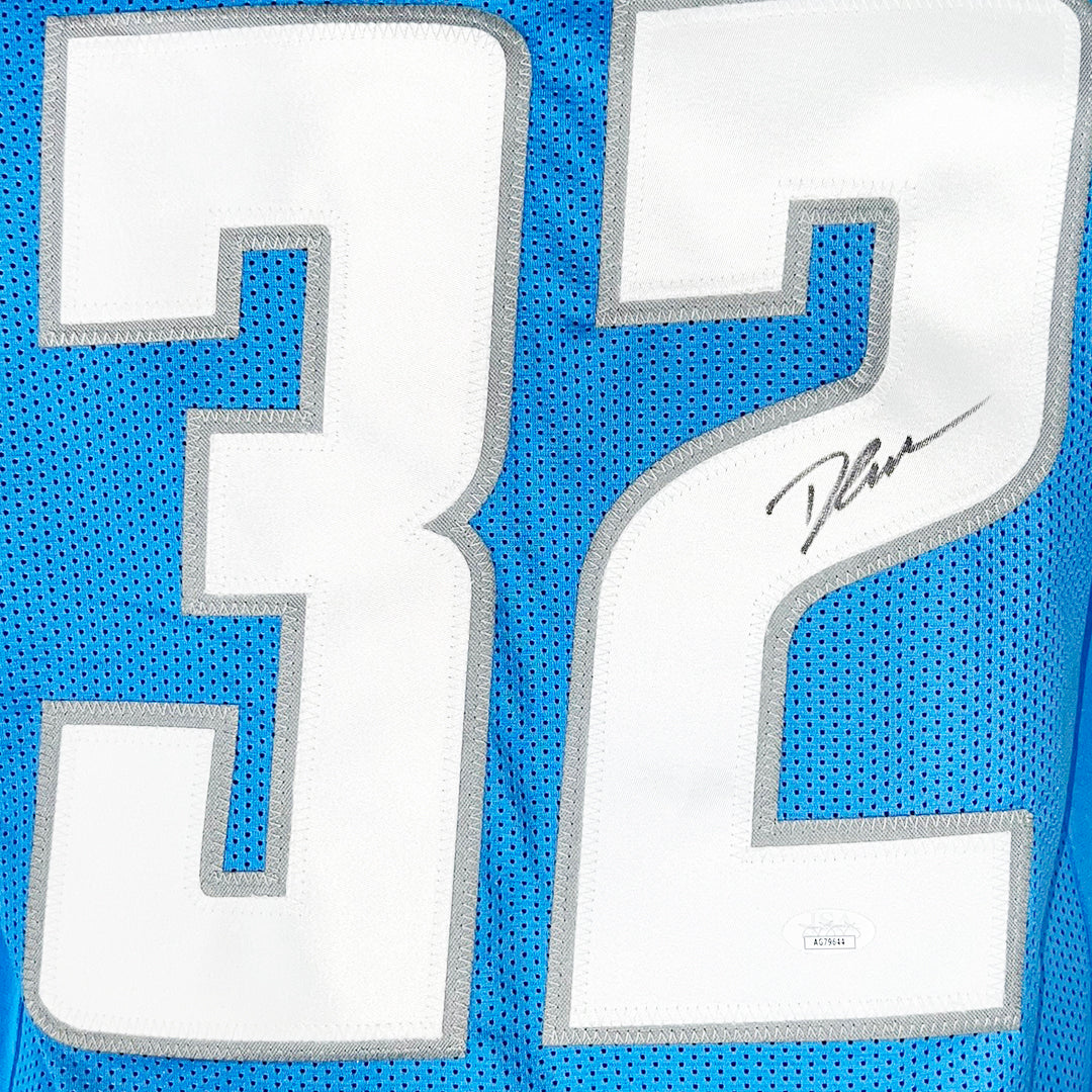 D'Andre Swift Signed Detroit Light Blue Football Jersey (JSA)