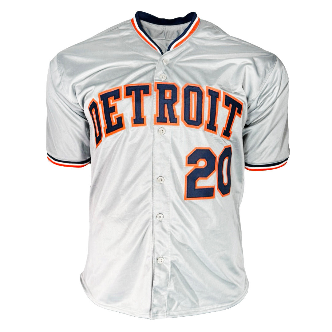 Mickey Tettleton Signed Detroit Grey Baseball Jersey (Beckett)