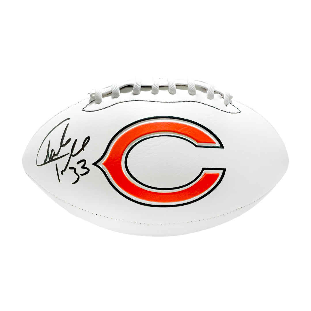 Charles Tillman Signed Chicago Bears Official NFL Team Logo Football (Beckett)
