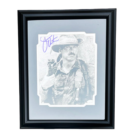 Jesse Ventura Signed Pose 1 Framed 8x10 Photo (JSA)