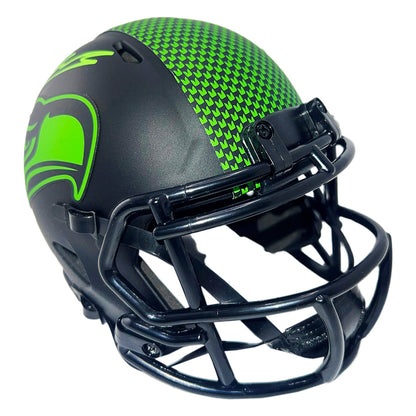 Kenneth Walker III Signed Seattle Seahawks Eclipse Mini Football Helmet (Beckett)