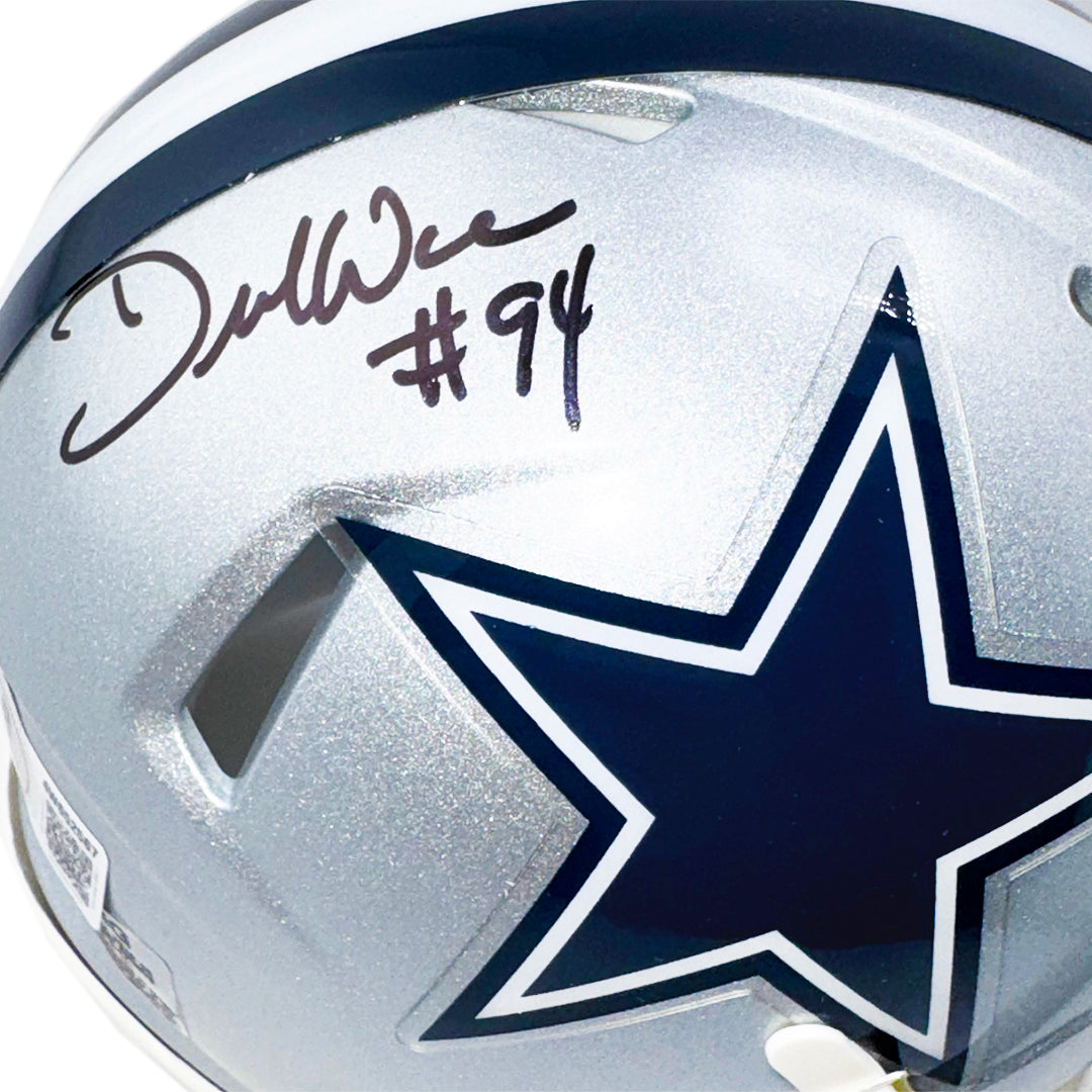 Demarcus Ware Signed Dallas Cowboys Speed Mini Football Helmet (Beckett)