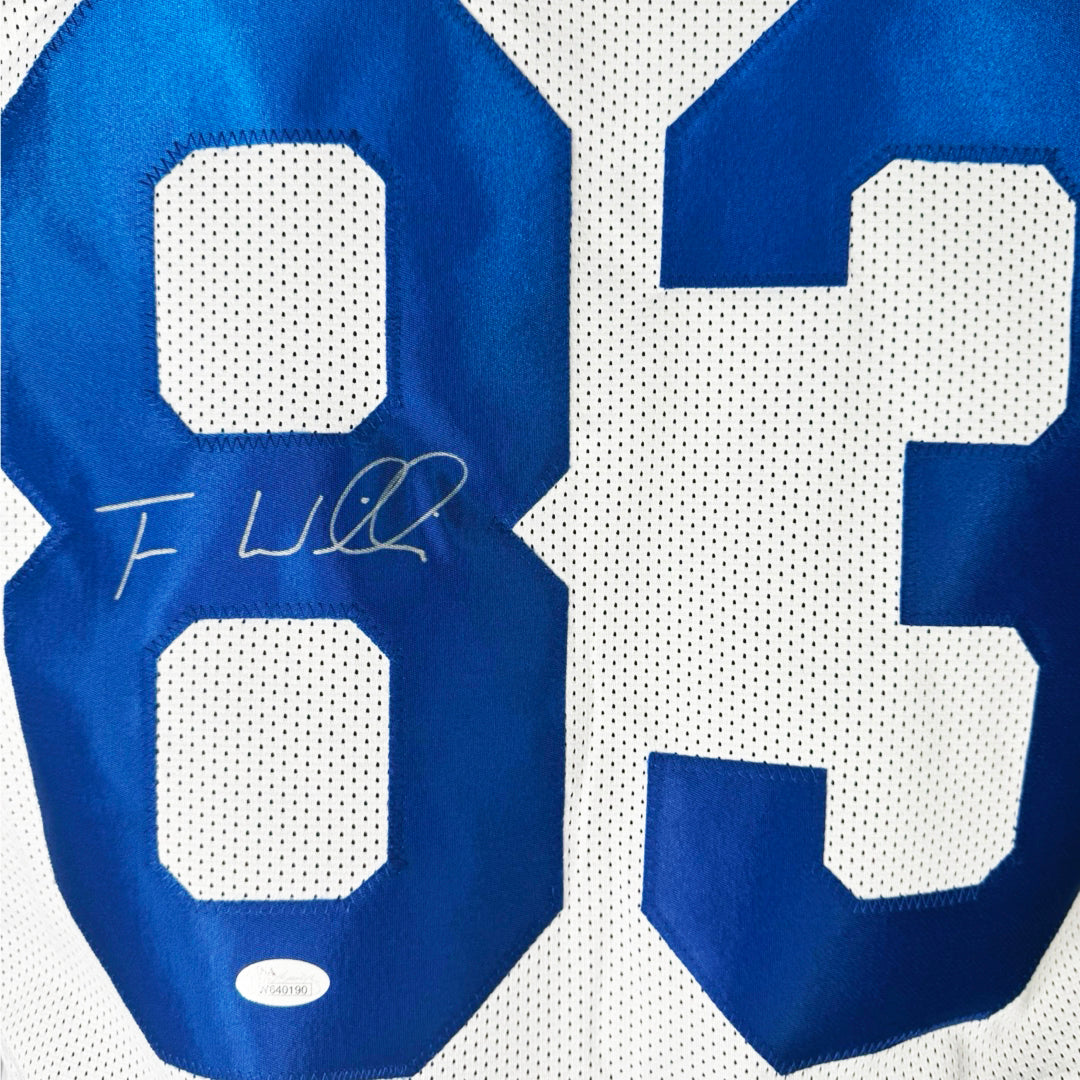 Terrance Williams Signed Dallas White Football Jersey (JSA)