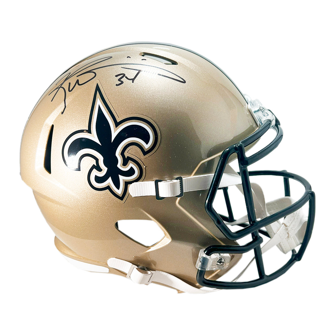 Ricky Williams Signed New Orleans Saints Speed Full-Size Replica Football Helmet (Beckett)