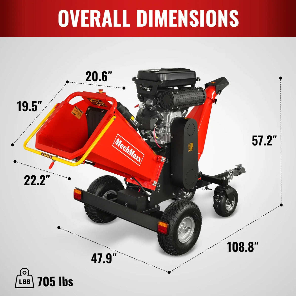 36" MAX Portable Sawmill & 8" Wood Chipper Bundle