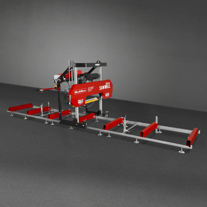MechMaxx 36" MAX Portable Sawmill,  750cc 25HP ZONSEN V-Twin Engine,  36" Board Width,  20' Track Length ( 10 x Blades Included ) SM36MAX